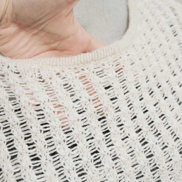 Slouchy Open Waffle Knit Sweater 🍦 AMERICAN EAGLE - Picture 4 of 8